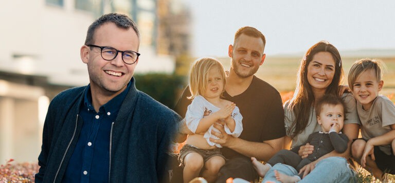 Kjell Ingolf Ropstad og barnefamilie